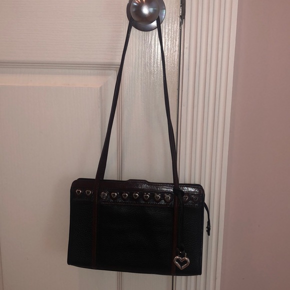 Brighton gorgeous black an brown bag good used condition - Picture 2 of 10